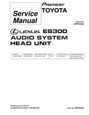 Pioneer KEX-M8186ZT/ES Service Manual