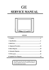 GE GE2110 Service Manual