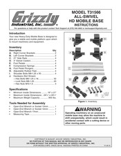 Grizzly T31566 Instructions Manual