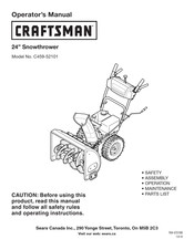 Craftsman C459-52101 Operator's Manual