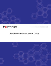 Fortinet FortiFone-FON-D72 User Manual