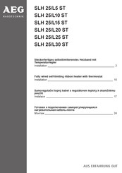 AEG SLH 25/L15 ST Installation Manual