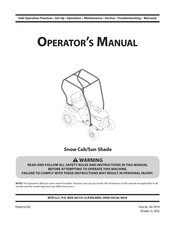 MTD 790-00710 Operator's Manual