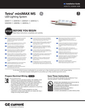 Ge Tetra miniMAX MS GEMS71-1 Installation Manual