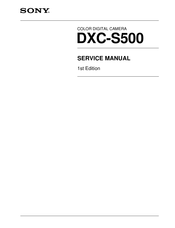 Sony DXC-S500 Service Manual