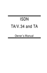 Zoom ISDN TA/V.34 Owner's Manual