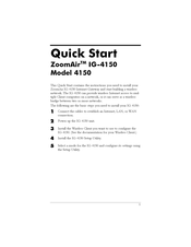 Zoom ZoomAir IG-4150 Quick Start Manual