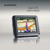 Garmin Nuvi 215 Owner's Manual