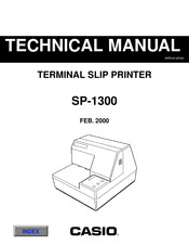Casio SP-1300 Technical Manual