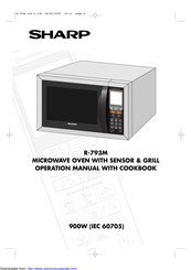 Sharp R-793M Operation Manual With Cookbook