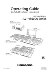 Panasonic AV-HS60C3G Operation Manual