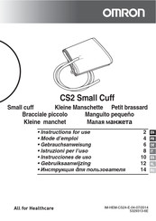 Omron CS2 Small Cuff Instructions For Use