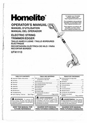 Homelite UT41113 Operator's Manual