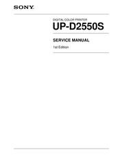 Sony UP-D2550S Service Manual