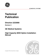 GE MaxOptix T5-2600P Star Series Installation Manual