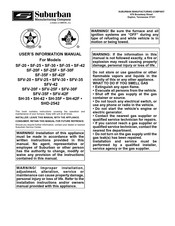 Suburban SFV-30F User's Information Manual