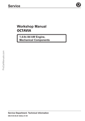 Skoda OCTAVIA 1999 Workshop Manual