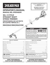 Black Max BM4CSSAC Operator's Manual