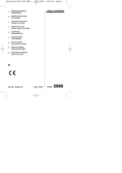 Pattfield Ergo Tools E-HP 2000 Operating Instructions Manual