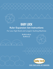 Baby Lock BLRK3-LS Instructions Manual