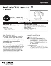 Ge Lumination LDXB Series Installation Manual