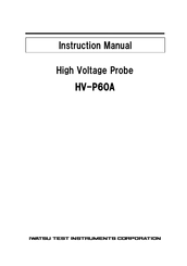 Iwatsu HV-P30A Instruction Manual