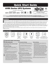 Tripp Lite AGOM7596 Quick Start Manual