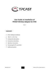 HTC TPCAST User Manual
