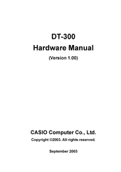 Casio DT-300 Hardware Manual