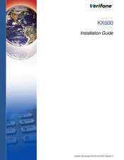VeriFone KX600 Installation Manual