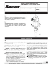 Balcrank Lion 600 Parts And Technical Service Manual