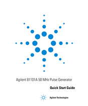 Agilent Technologies 81101A Quick Start Manual