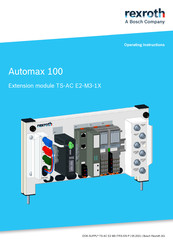 Bosch rexroth Automax 100 Operating Instructions Manual