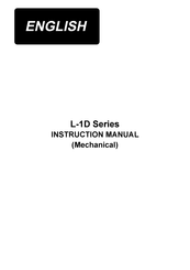 JUKI L-1D Series Instruction Manual
