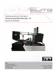 Jet Elite ECB-1833DMEVS Operating Instructions And Parts Manual