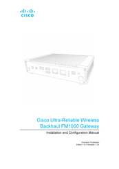 Cisco FM1000 Gateway Installation And Configuration Manual
