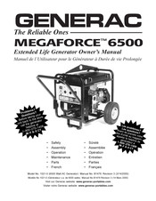 Generac Power Systems MEGAFORCE 6500 Owner's Manual
