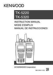 JVC Kenwood TK-5220 Instruction Manual