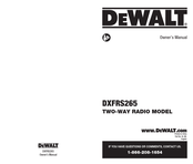 DeWalt DXFRS265 Owner's Manual