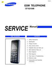 Samsung GT-E2100B Service Manual