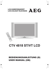 AEG CTV 4818 ST/VT LCD User Manual