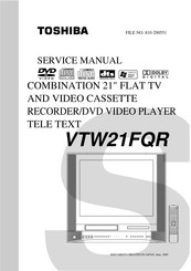 Toshiba VTW21FQR Service Manual