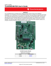 Texas Instruments TLA2024EVM-PDK User Manual