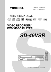 Toshiba SD46VSR Service Manual