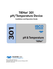 Teledyne TIENet 301 Installation And Operation Manual