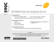 Parker DC590C Series Quick Start Manual