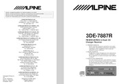 Alpine 3DE-7887R Owner's Manual