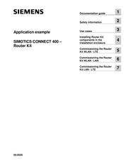 Siemens SIMOTICS CONNECT 400 Manual