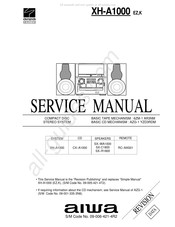 Aiwa XH-A1000 Service Manual