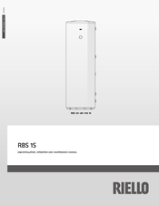 Riello RBS 1S Series Installation, Operation And Maintenance Manual